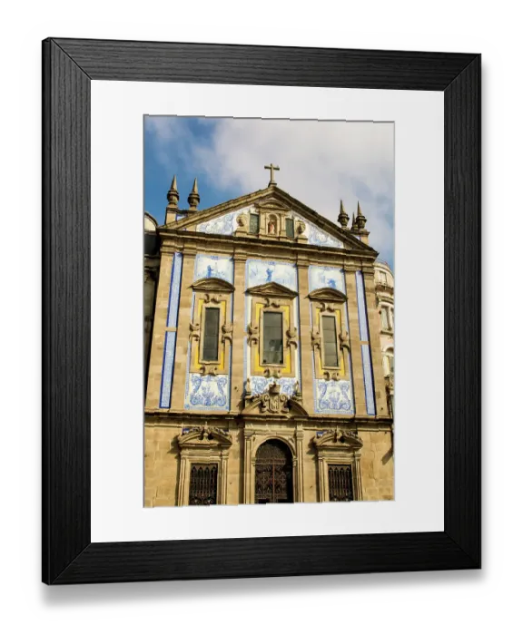 Framed Print : Saint Anthony Church of the Gatherers (Igreja de Santo Antonio dos Congregados), Porto, Portugal