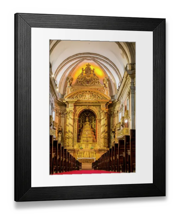 Framed Print : Holy Trinity Church (Igreja da Santissima Trindade), Porto, Portugal. (Editorial Use Only)