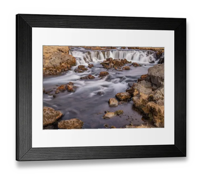 Framed Print : Uxafotafoss, Iceland