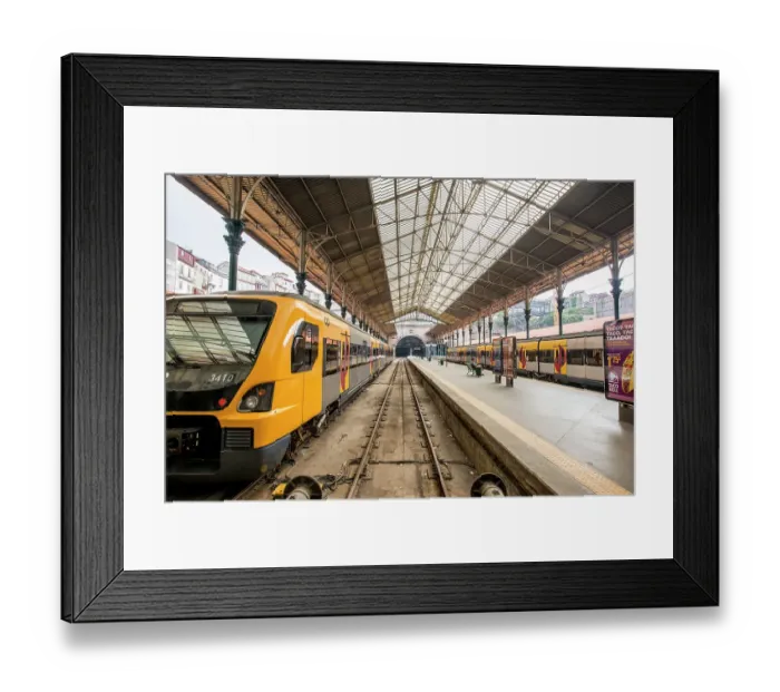 Framed Print : Saint Benedict Train Station (Estacao de Sao Bento). Porto, Portugal. (Editorial Use Only) Framed Print : Saint Benedict Train Station (Estacao de Sao Bento). Porto, Portugal. (Editorial Use Only)