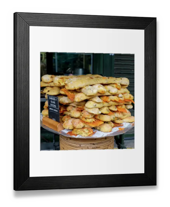 Framed Print : London, England, Great Britain. Borough Hall Market, fresh food, vendors and produce market. Delicious baked goods Framed Print : London, England, Great Britain. Borough Hall Market, fresh food, vendors and produce market. Delicious baked goods