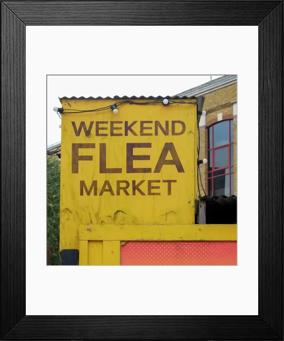 Framed Print : London, England, Great Britain. Flea market in Bermondsey district Framed Print : London, England, Great Britain. Flea market in Bermondsey district
