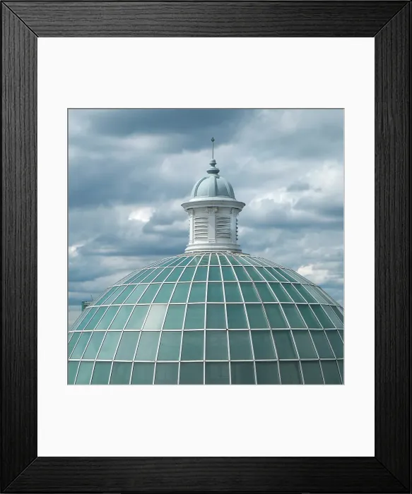 Framed Print : London, England, Great Britain. Glass roof dome on top of old tunnel entrance Framed Print : London, England, Great Britain. Glass roof dome on top of old tunnel entrance