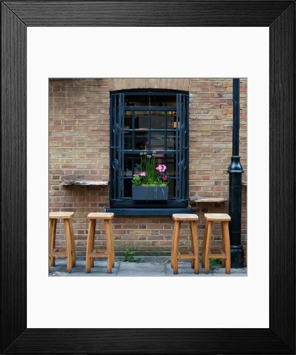 Framed Print : London, England, Great Britain. Old brick building in Bermondsey district. (Editorial Use Only) Framed Print : London, England, Great Britain. Old brick building in Bermondsey district. (Editorial Use Only)