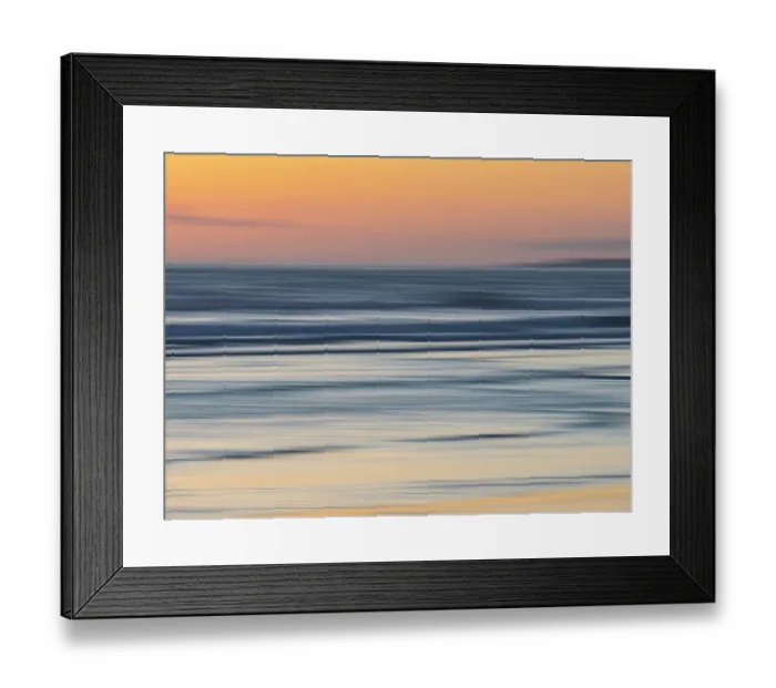 Framed Print : Abstract blur of sunset sea and beach Framed Print : Abstract blur of sunset sea and beach