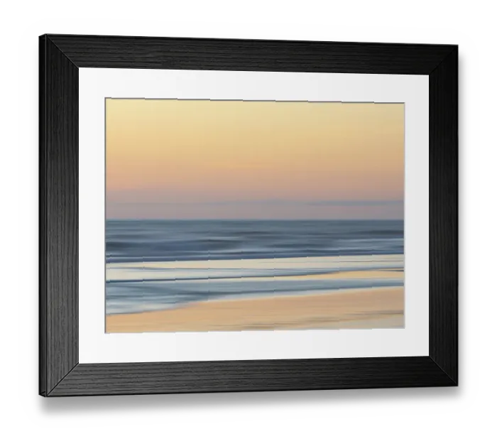 Framed Print : Abstract blur of sunset sea and beach Framed Print : Abstract blur of sunset sea and beach