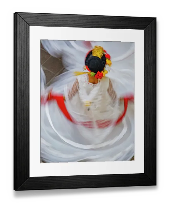 Framed Print : Mexico, San Miguel de Allende. Blurred motion view of woman dancing Framed Print : Mexico, San Miguel de Allende. Blurred motion view of woman dancing