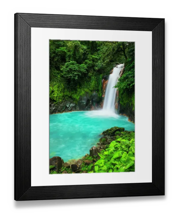 Framed Print : Rio Celeste Waterfall, Tenorio Volcano National Park, Guanacaste Province, Costa Rica Framed Print : Rio Celeste Waterfall, Tenorio Volcano National Park, Guanacaste Province, Costa Rica