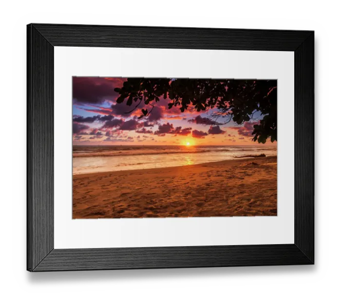 Framed Print : Sunset at Playa Matapalo, Puntarenas Province, Costa Rica Framed Print : Sunset at Playa Matapalo, Puntarenas Province, Costa Rica