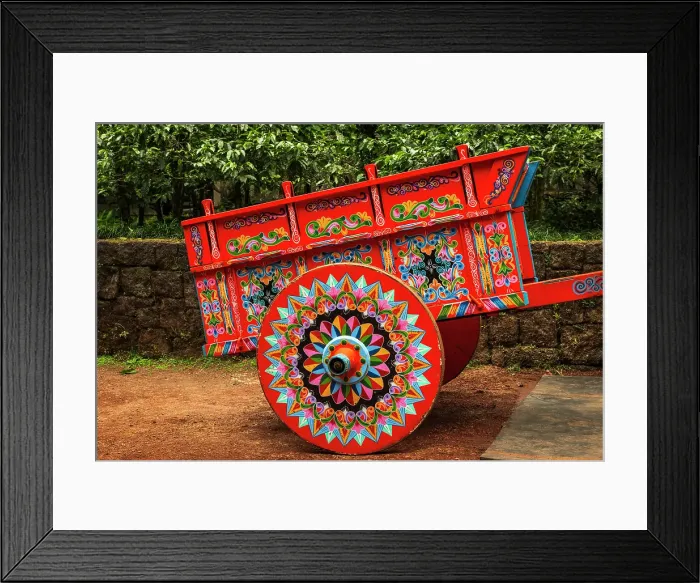 Framed Print : Colorful painted ox cart, La Paz Waterfall Gardens, Alajuela Province, Costa Rica. (Editorial Use Only) Framed Print : Colorful painted ox cart, La Paz Waterfall Gardens, Alajuela Province, Costa Rica. (Editorial Use Only)
