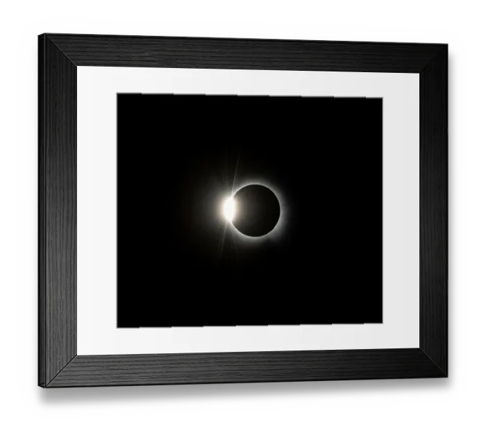 Framed Print : USA, Arkansas. The Total Solar Eclipse of April 8, 2024, The Diamond Ring Effect Framed Print : USA, Arkansas. The Total Solar Eclipse of April 8, 2024, The Diamond Ring Effect