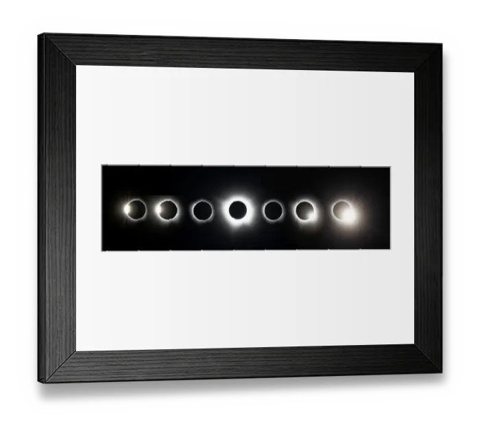 Framed Print : USA, Arkansas, A Composite of the Total Solar Eclipse of April 8, 2024, A Composite of the Stages of Totality Framed Print : USA, Arkansas, A Composite of the Total Solar Eclipse of April 8, 2024, A Composite of the Stages of Totality