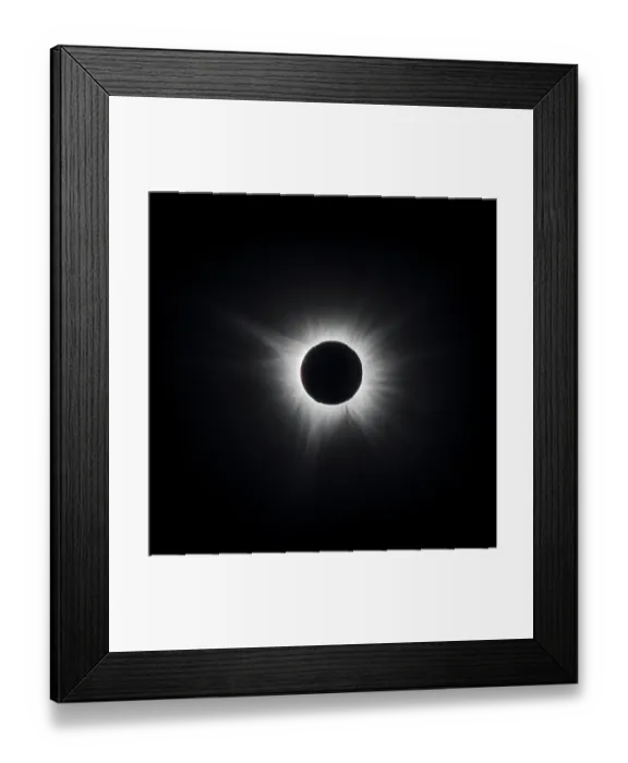 Framed Print : USA, Arkansas. The Total Solar Eclipse of April 8, 2024, Totality Framed Print : USA, Arkansas. The Total Solar Eclipse of April 8, 2024, Totality