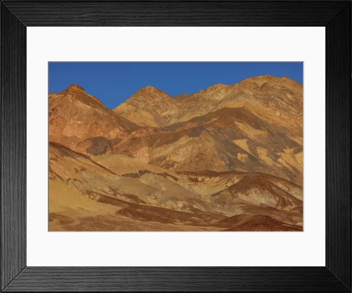 Framed Print : Colorful rocks in the Amargosa Range in Death Valley National Park, California, USA. (Editorial Use Only)