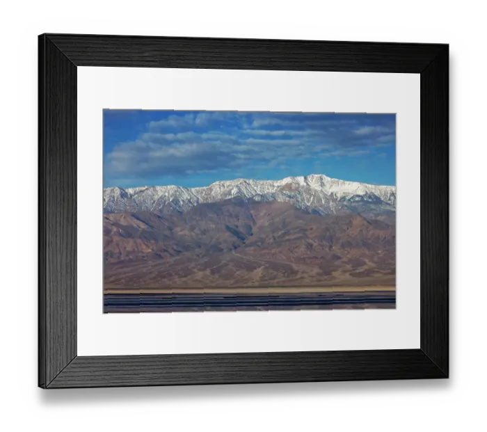 Framed Print : Lake Manly in Death Valley National Park, California, USA. (Editorial Use Only) Framed Print : Lake Manly in Death Valley National Park, California, USA. (Editorial Use Only)
