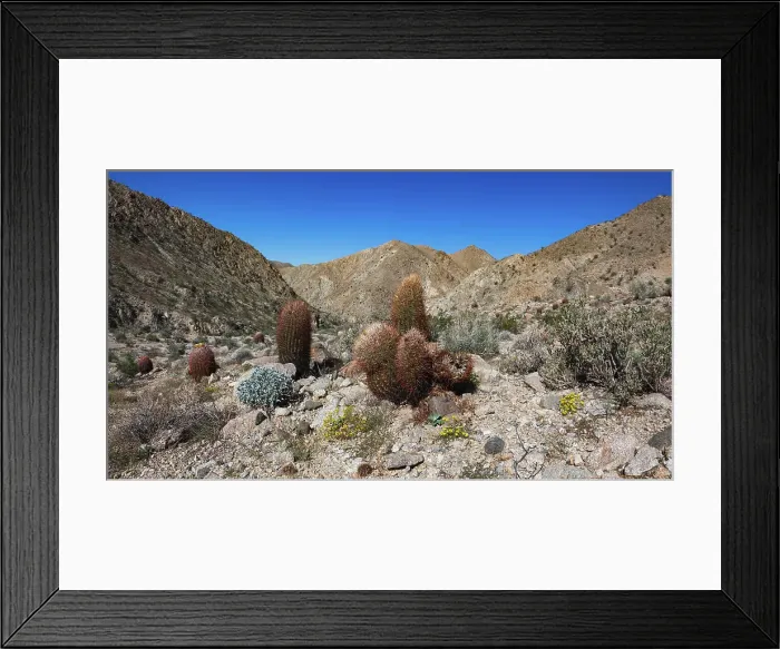 Framed Print : Fargo Canyon, California
