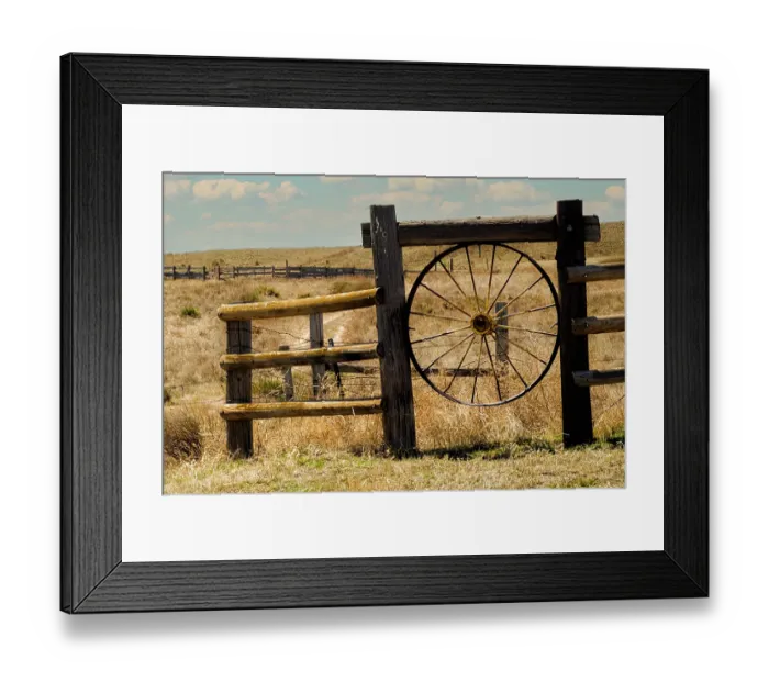 Framed Print : Grasslands landscape Framed Print : Grasslands landscape