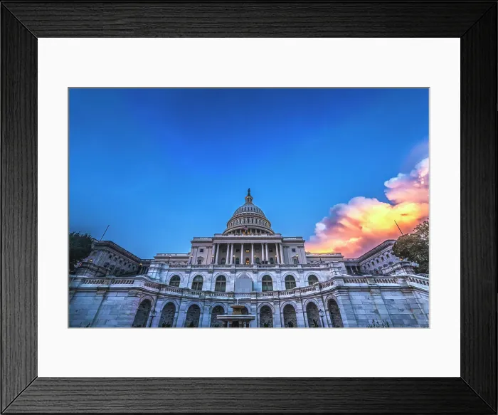 Framed Print : US Capitol, Washington, DC