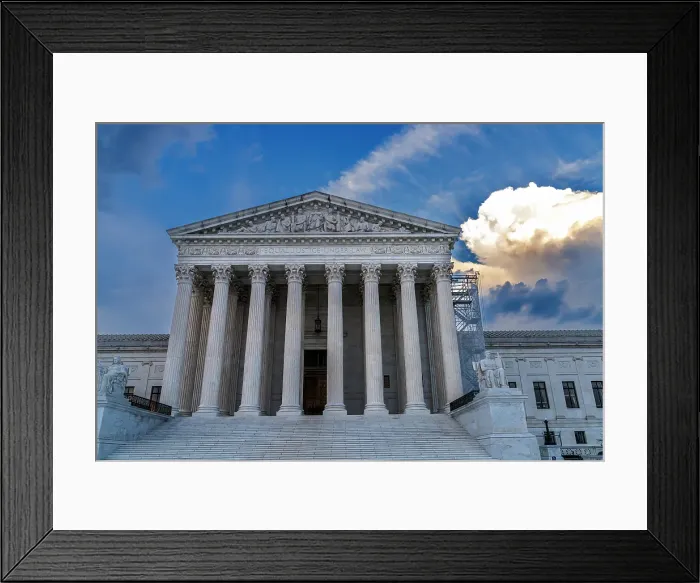 Framed Print : US Supreme Court, Capitol Hill, Washington DC Framed Print : US Supreme Court, Capitol Hill, Washington DC