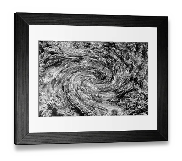 Framed Print : Ice formations along the shore of Lake McDonald in Glacier National Park, Montana, USA. (Editorial Use Only)