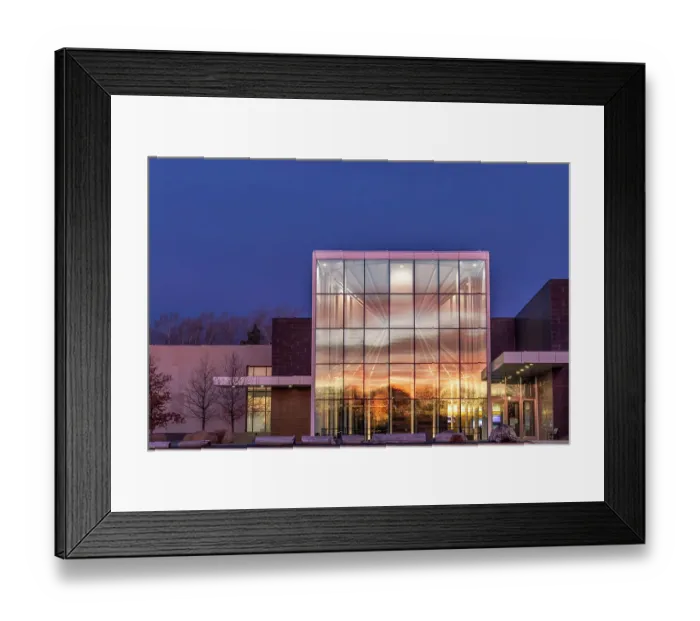 Framed Print : Sunrise glows on the North Dakota Heritage Center and State Museum in Bismarck, North Dakota, USA Framed Print : Sunrise glows on the North Dakota Heritage Center and State Museum in Bismarck, North Dakota, USA