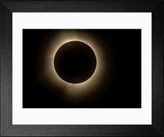 Framed Print : Total eclipse of the sun in 2024 from Celina, Ohio, USA. (Editorial Use Only) Framed Print : Total eclipse of the sun in 2024 from Celina, Ohio, USA. (Editorial Use Only)