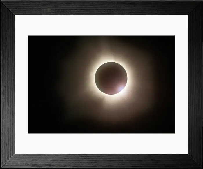 Framed Print : Total eclipse of the sun in 2024 from Celina, Ohio, USA. (Editorial Use Only) Framed Print : Total eclipse of the sun in 2024 from Celina, Ohio, USA. (Editorial Use Only)