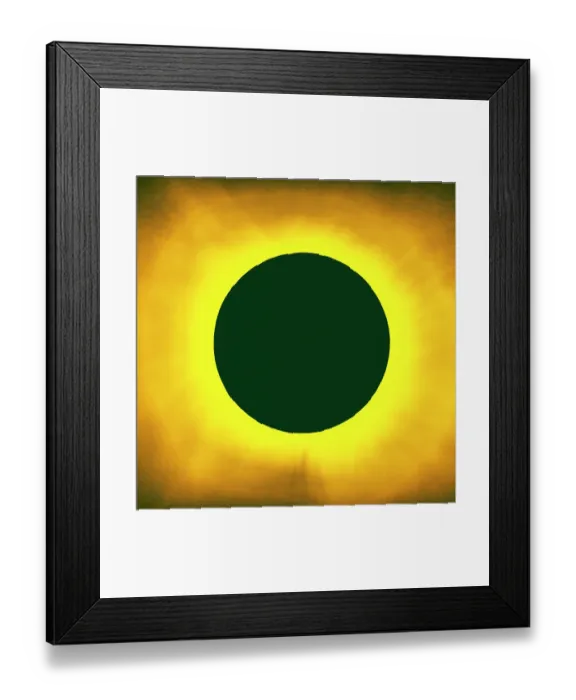 Framed Print : Solar eclipse Framed Print : Solar eclipse
