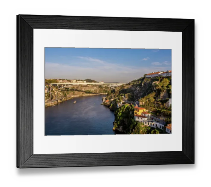 Framed Print : Infante Bridge across the Douro River, Porto, Portugal Framed Print : Infante Bridge across the Douro River, Porto, Portugal