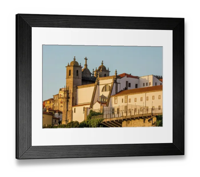 Framed Print : St. Lawrence Church (Convento de Sao Lourenco) skyline, Porto, Portugal