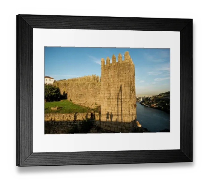 Framed Print : Walls of Dom Fernando or Fernandine Walls, Porto, Portugal Framed Print : Walls of Dom Fernando or Fernandine Walls, Porto, Portugal