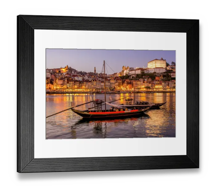 Framed Print : Rabelo boats on the Douro River, Porto, Portugal. (Editorial Use Only) Framed Print : Rabelo boats on the Douro River, Porto, Portugal. (Editorial Use Only)