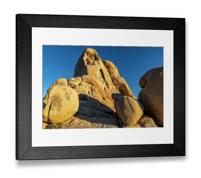 Framed Print : Intersection Rock in Joshua Tree National Park, California, USA