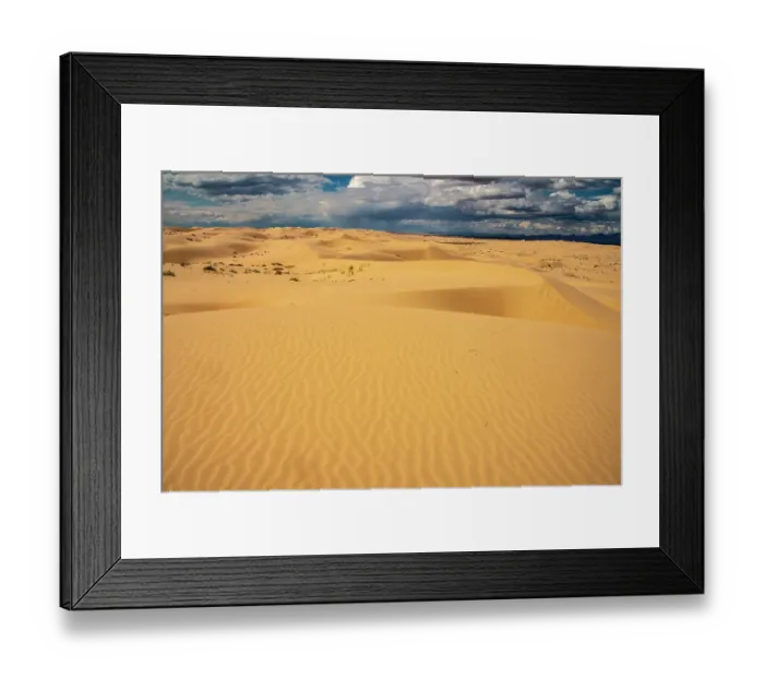 Framed Print : USA, California, Imperial Sand Dunes Recreation Area. Sand dune ripples. ©Cathy & Gordon Illg  /  Jaynes Gallery  /  DanitaDelimont.com