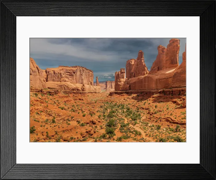 Framed Print : Park Avenue, Arches National Park, Utah, US