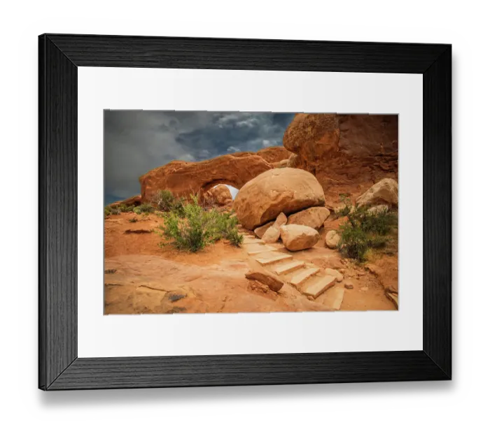 Framed Print : Turret Arch, Arches National Park, Utah, US