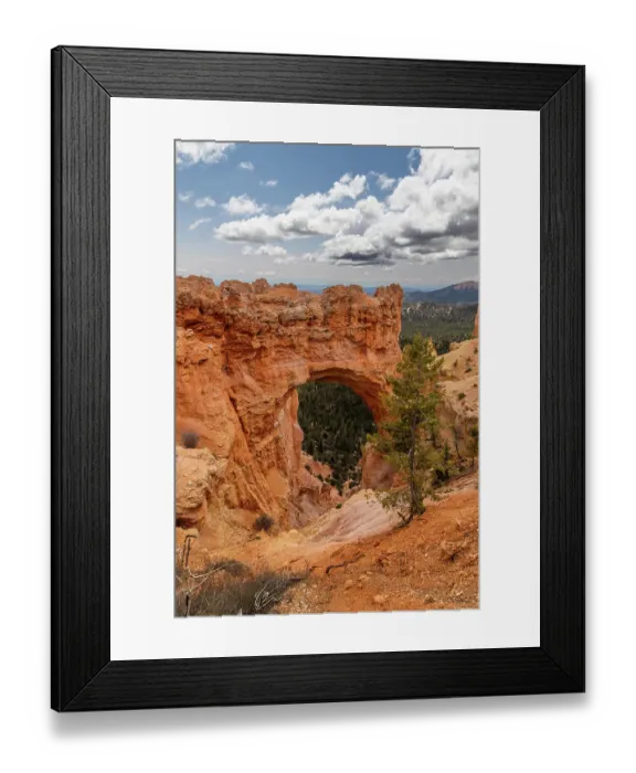 Framed Print : Natural Bridge, Bryce Canyon National Park, Utah, US