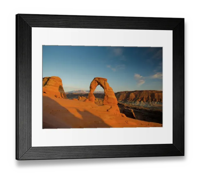 Framed Print : Delicate Arch, Arches National Park, Utah, US