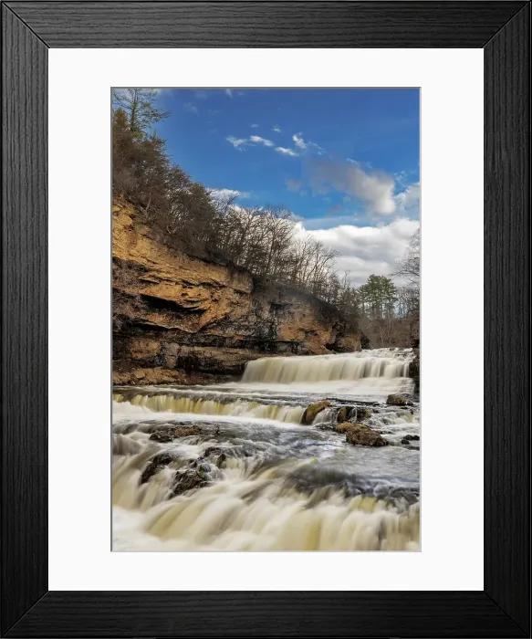 Framed Print : Willow River Falls at Willow River State Park in Hudson, Wisconsin, USA. (Editorial Use Only) Framed Print : Willow River Falls at Willow River State Park in Hudson, Wisconsin, USA. (Editorial Use Only)