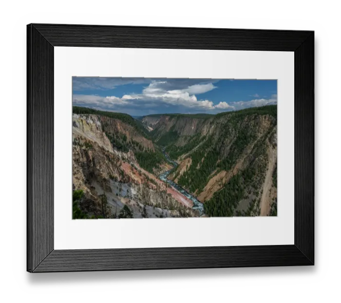 Framed Print : USA, Wyoming. Yellowstone River and Grand Canyon, Yellowstone National Park from Inspiration Point Framed Print : USA, Wyoming. Yellowstone River and Grand Canyon, Yellowstone National Park from Inspiration Point