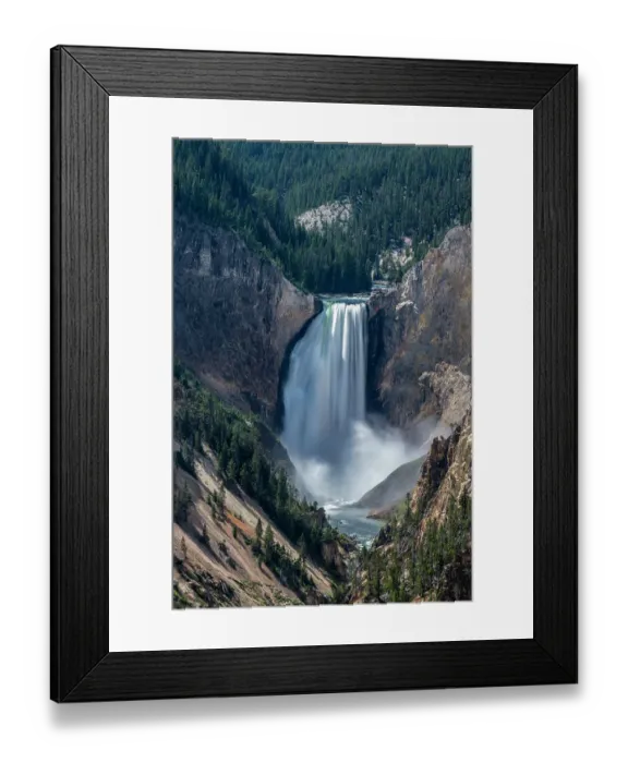 Framed Print : USA, Wyoming. Yellowstone River, Lower Falls and Grand Canyon, Yellowstone National Park Framed Print : USA, Wyoming. Yellowstone River, Lower Falls and Grand Canyon, Yellowstone National Park