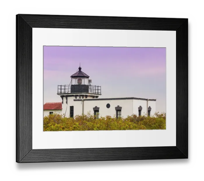 Framed Print : Point No Point Lighthouse, Hansville, Washington State, USA Framed Print : Point No Point Lighthouse, Hansville, Washington State, USA