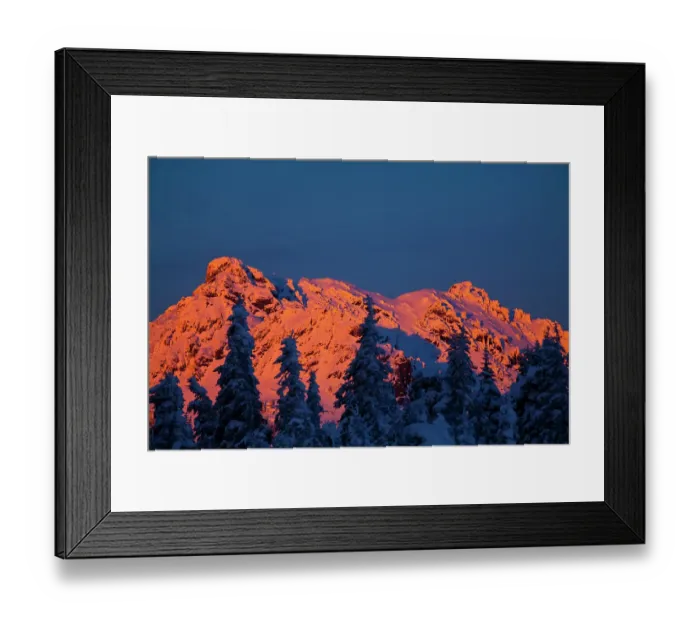 Framed Print : Winter mountain scene, Hurricane Ridge, Olympic National Park, Port Angeles, Washington State, USA Framed Print : Winter mountain scene, Hurricane Ridge, Olympic National Park, Port Angeles, Washington State, USA