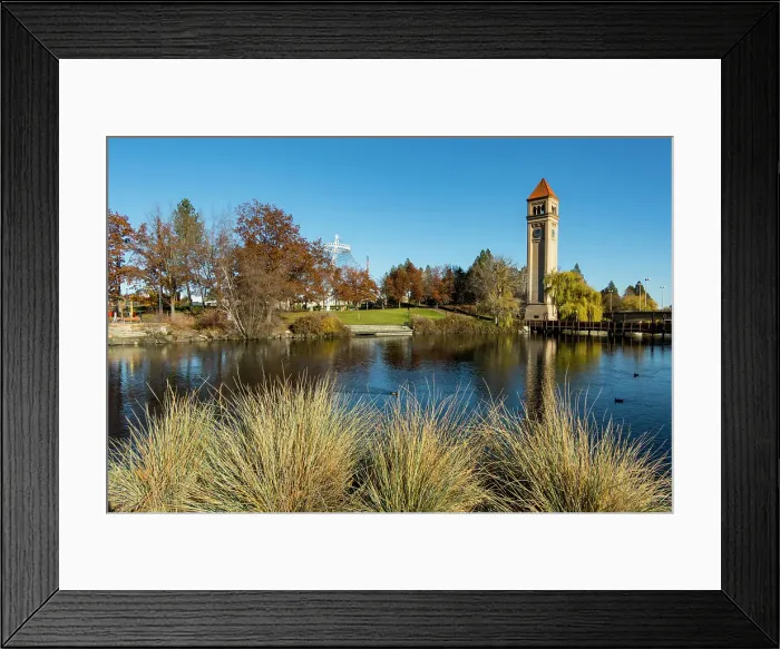 Framed Print : The Great Northern Clock Tower, Waterfront Park, Spokane, Washington State, USA Framed Print : The Great Northern Clock Tower, Waterfront Park, Spokane, Washington State, USA