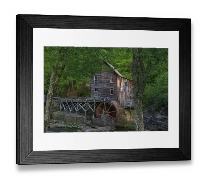 Framed Print : USA, West Virginia, Babcock State Park. Landscape with Glade Creek Grist Mill. ©Jay O'Brien / Jaynes Gallery / DanitaDelimont.com Framed Print : USA, West Virginia, Babcock State Park. Landscape with Glade Creek Grist Mill. ©Jay O'Brien / Jaynes Gallery / DanitaDelimont.com