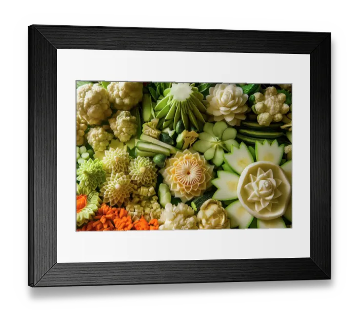 Framed Print : Close-up of vegetable variety. (AI Generated) Framed Print : Close-up of vegetable variety. (AI Generated)