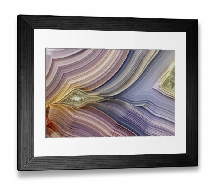 Framed Print : Laguna agate from Mexico Framed Print : Laguna agate from Mexico