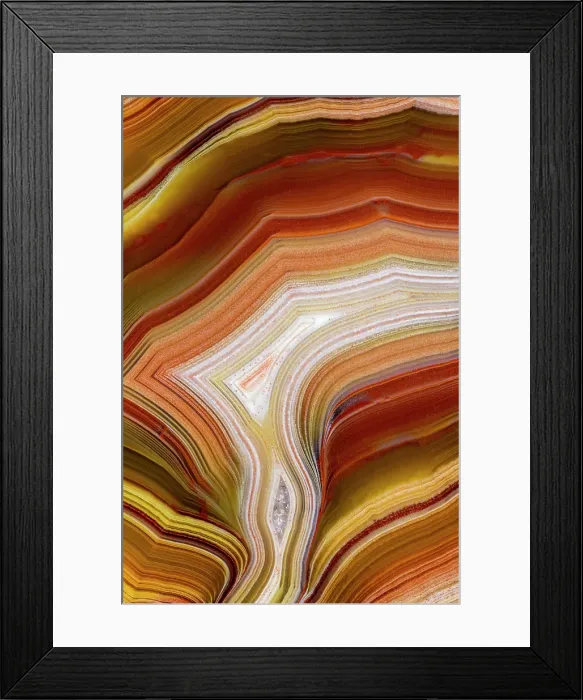 Framed Print : Laguna agate from Mexico Framed Print : Laguna agate from Mexico