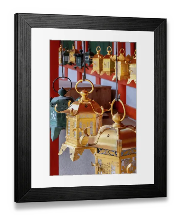 Framed Print : Bronze lanterns, Kasuga Taisha shrine, Nara, Japan Framed Print : Bronze lanterns, Kasuga Taisha shrine, Nara, Japan