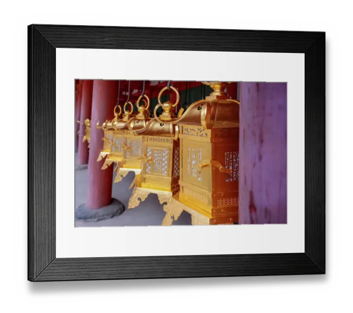 Framed Print : Bronze lanterns, Kasuga Taisha shrine, Nara, Japan Framed Print : Bronze lanterns, Kasuga Taisha shrine, Nara, Japan